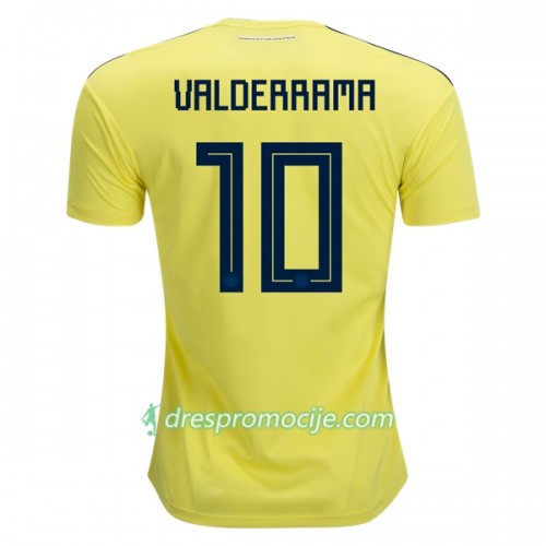 Kolumbija Dres Valderrama 10 Domaći Svjetsko prvenstvo 2018 Kolumbija Dres Valderrama 10 Domaći Svjetsko prvenstvo 2018